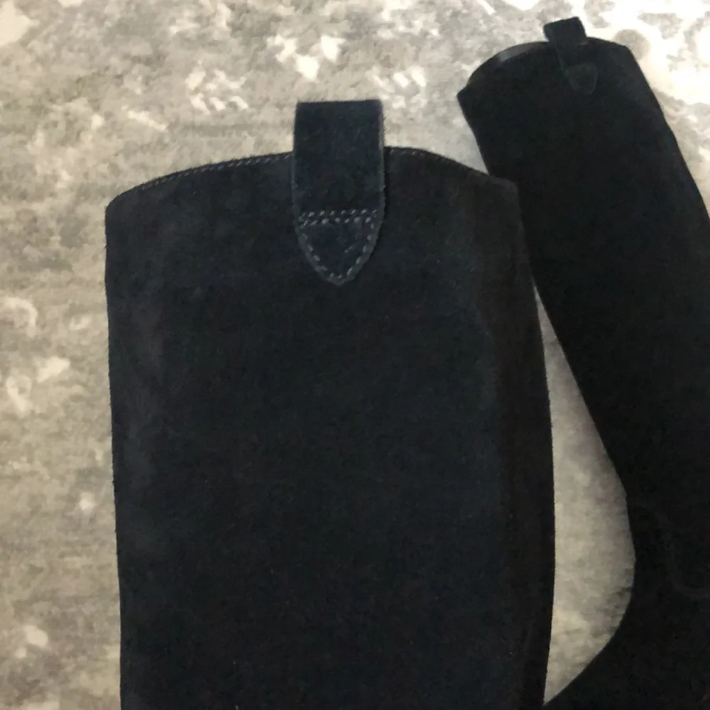 MICHAEL Michael Kors Bayview Riding Black Suede Boots - Picture 9 of 15